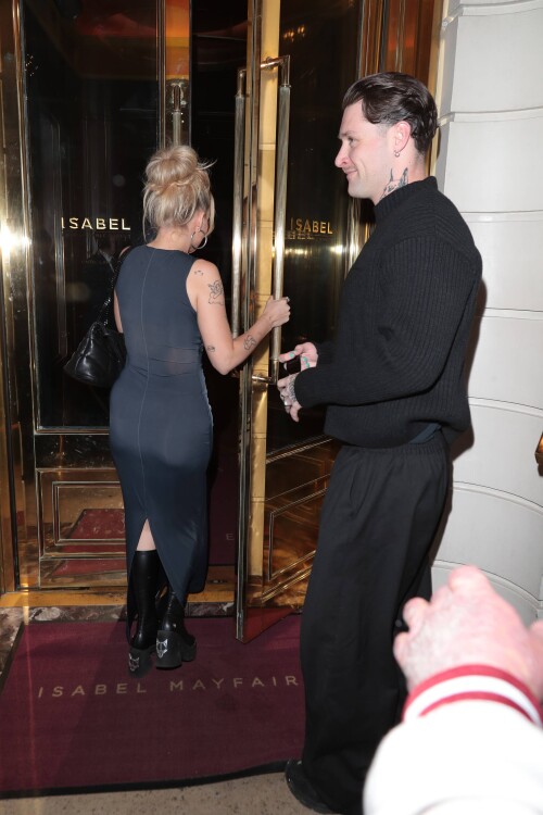 14 June 2024 - EXCLUSIVE.Lottie Moss showcases her new boyfriend Musician DJ Evan Campbell at Isabel Mayfair.Credit: GoffPhotos.com   Ref: KGC-188/412/430**Exclusive to GoffPhotos.com - Newspapers Allrounder - Magazines Double Space Rates Minimum Fee of 250 - Online/Web Must Call Before Use**