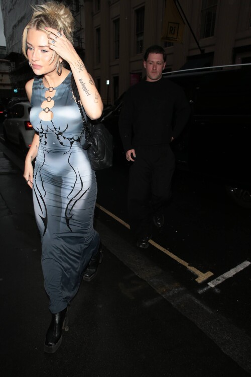 14 June 2024 - EXCLUSIVE.Lottie Moss showcases her new boyfriend Musician DJ Evan Campbell at Isabel Mayfair.Credit: GoffPhotos.com   Ref: KGC-188/412/430**Exclusive to GoffPhotos.com - Newspapers Allrounder - Magazines Double Space Rates Minimum Fee of 250 - Online/Web Must Call Before Use**