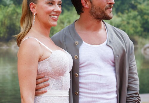 Mandatory Credit: Photo by John Angelillo/UPI/Shutterstock (15370977d)Scarlett Johansson and Jonathan Bailey arrive on the red carpet for the "Jurassic World Rebirth" New York Premiere at Lincoln Center on Monday June 23, 2025 in New York City.Jurassic World Rebirth Premiere, New York, United States - 23 Jun 2025