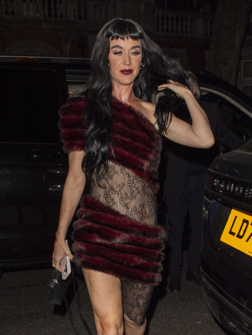 12 December 2024.Katy Perry and Orlando Bloom are seen arriving at a private members club in London. Credit: GoffPhotos.com   Ref: KGC-102/870