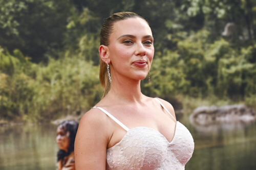 Scarlett Johansson attends the "Jurassic World Rebirth" premiere on Monday, June 23, 2025, at Lincoln Center in New York. (Photo by Evan Agostini/Invision/AP)/NYAP127/25174819552506/062325131813, 21334631,/2506240050
