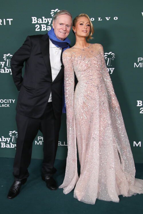 Mandatory Credit: Photo by Matt Baron/BEI/Shutterstock (14886089mm)Rick Hilton and Paris Hilton2024 Baby2Baby Gala Presented by Paul Mitchel, Los Angeles, California, USA - 09 Nov 2024