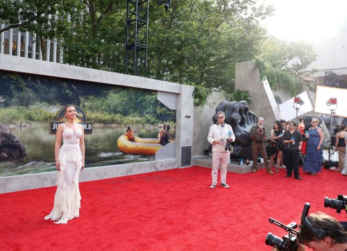 Mandatory Credit: Photo by John Angelillo/UPI/Shutterstock (15370977r)Scarlett Johansson arrives on the red carpet for the "Jurassic World Rebirth" New York Premiere at Lincoln Center on Monday June 23, 2025 in New York City.Jurassic World Rebirth Premiere, New York, United States - 23 Jun 2025