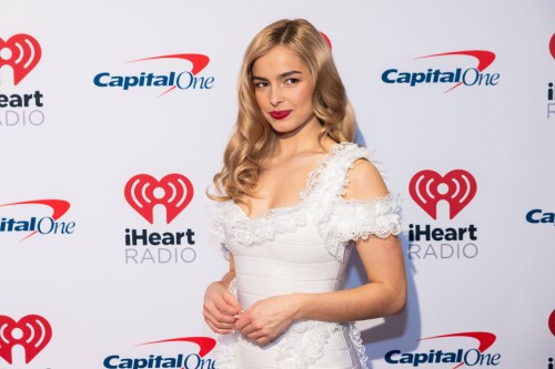 Mandatory Credit: Photo by Nathan Posner/Shutterstock (15010796ct)Addison Rae walks the red carpet at iHeartRadio Hot 99.5's Jingle Ball 2024 in Washington, DC on December 17, 2024.2024 iHeartRadio HOT 99.5's Jingle Ball - Arrivals, Washington, DC,  USA - 17 Dec 2024