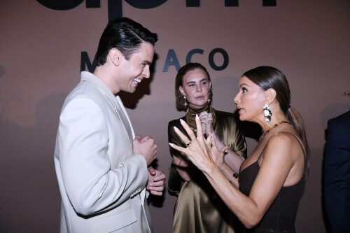 Baptiste Giabiconi, Eva Longoria, Kika Prette (Pdg APM Monaco) - Soire "APM Monaco"  l'htel JW Marriott lors du 78me Festival International du Film de Cannes le 20 mai 2025.  RAchid Bellak/Bestimage "APM Monaco" evening at the JW Marriott Hotel during the 78th Cannes International Film Festival on May 20, 2025.