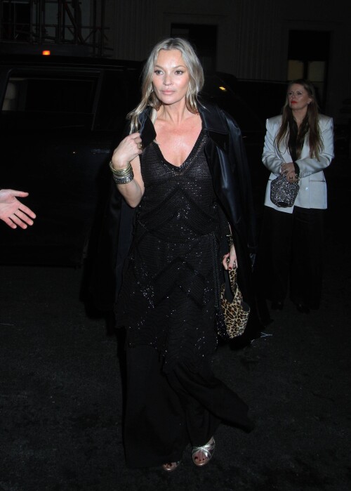 28 November 2024 - EXCLUSIVE.Kate Moss is seen celebrating her new range for Zara at Oswalds private members club in Mayfair with family and friends.Pictured, Kate MossCredit: GoffPhotos.com   Ref: KGC-81/320/441/550**Exclusive to GoffPhotos.com - Newspapers To Agree - Magazines Double Space Rates Minimum Fee of 250 - Online/Web Must Call Before Use - ONLINE EMBARGOED UNTIL 12:00 29/11/24**