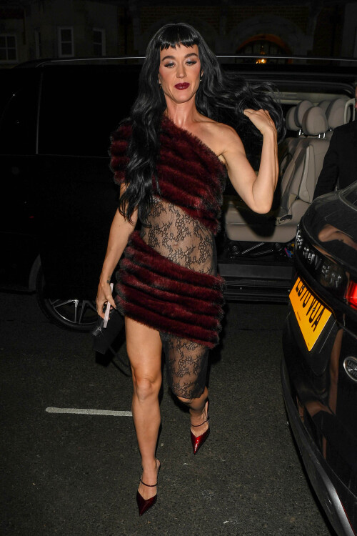 12 December 2024.Katy Perry and Orlando Bloom are seen at a Private Members Club in Mayfair.Credit: GoffPhotos.com   Ref: KGC-102/870