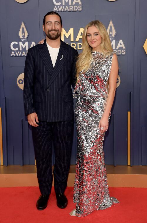 Mandatory Credit: Photo by AFF-USA/Shutterstock (14928792ii)Noah Kahan and Kelsea Ballerini58th Annual CMA Awards, Arrivals, Nashville, Tennessee, USA - 20 Nov 2024