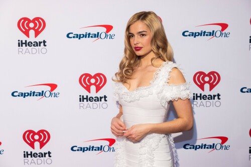 Mandatory Credit: Photo by Nathan Posner/Shutterstock (15010796cu)Addison Rae walks the red carpet at iHeartRadio Hot 99.5's Jingle Ball 2024 in Washington, DC on December 17, 2024.2024 iHeartRadio HOT 99.5's Jingle Ball - Arrivals, Washington, DC,  USA - 17 Dec 2024