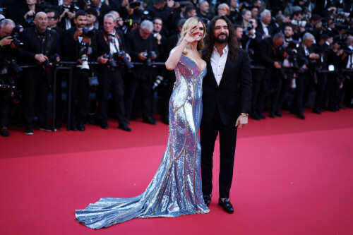 Mandatory Credit: Photo by Tom Nicholson/Shutterstock (15298012b)Heidi Klum and Tom Kaulitz'Mission: Impossible - The Final Reckoning' premiere, 78th Cannes Film Festival, France - 14 May 2025