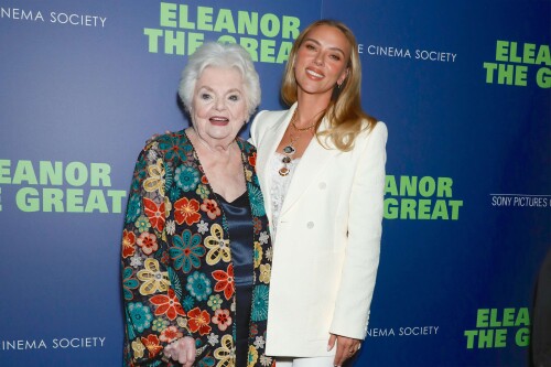 Mandatory Credit: Photo by Gregory Pace/Shutterstock (15501784az)June Squibb and Scarlett JohanssonSony Pictures Classics' 'Eleanor the Great' The Cinema Society Screening, New York, USA - 24 Sep 2025/shutterstock_editorial_EleanorScreening_15501784az//2509250358