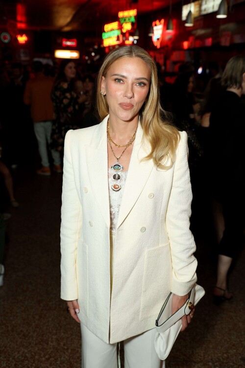 Mandatory Credit: Photo by Marion Curtis/StarPix for Sony Pictures Classics/Shutterstock (15503385r)Scarlett Johansson (Director)Sony Pictures Classics & The Cinema Society Host a Special New York Screening of "ELEANOR THE GREAT" - After Party held at Katz's Delicatessen, Katz's Delicatessen, USA - 24 Sep 2025/shutterstock_editorial_Sony_Pictures_Classics_The_Cin_15503385r//2509250930