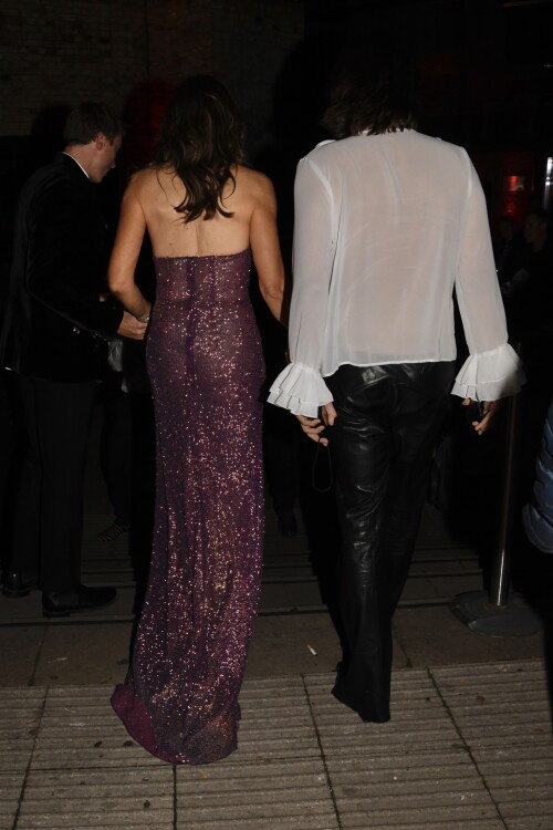 BGUK_3379824 - London, UNITED KINGDOM  Liz Hurley and Damian Hurley turn heads on the red carpet of the Attitude Awards.Pictured: Liz Hurley, Damian HurleyBACKGRID UK 8 OCTOBER 2025 BYLINE MUST READ: Bob Grey / BACKGRIDUK: +44 208 344 2007 / uksales@backgrid.comUSA: +1 310 798 9111 / usasales@backgrid.com*Pictures Containing Children Please Pixelate Face Prior To Publication*
