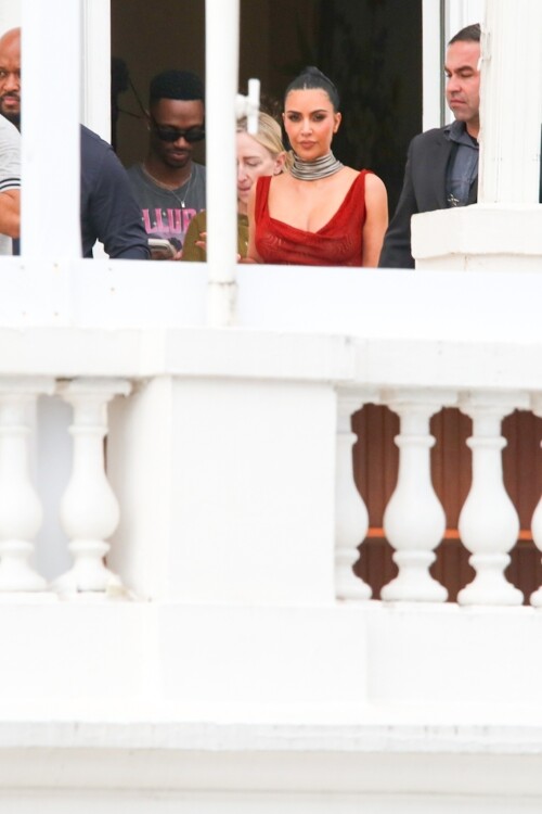 *EXCLUSIVE* Rio de Janeiro, BRAZIL    Kim Kardashian turned heads as she was seen on the balcony of the Copacabana Palace in Rio de Janeiro, wearing a stunning red dress. The reality star and entrepreneur looked effortlessly glamorous as she took in the breathtaking views of the city.Pictured: Kim KardashianBACKGRID USA 11 NOVEMBER 2025 BYLINE MUST READ: Dilson Silva / BACKGRIDUSA: +1 310 798 9111 / usasales@backgrid.comUK: +44 208 344 2007 / uksales@backgrid.com*UK Clients - Pictures Containing ChildrenPlease Pixelate Face Prior To Publication*