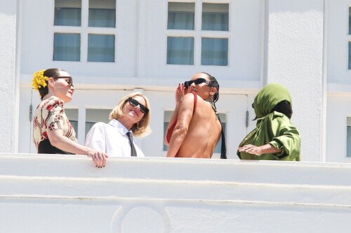 *EXCLUSIVE* Rio de Janeiro, BRAZIL    Kim Kardashian posed alongside her Alls Fair co-stars Naomi Watts, Sarah Paulson, and Niecy Nash for a stunning balcony photoshoot at the Copacabana Palace in Rio, with the cast radiating confidence and chemistry as they channeled their fierce on-screen personas.Pictured: Kim Kardashian, Naomi Watts, Sarah Paulson, Niecy NashBACKGRID USA 11 NOVEMBER 2025 BYLINE MUST READ: Dilson Silva / BACKGRIDUSA: +1 310 798 9111 / usasales@backgrid.comUK: +44 208 344 2007 / uksales@backgrid.com*UK Clients - Pictures Containing ChildrenPlease Pixelate Face Prior To Publication*