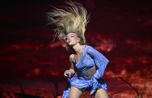 Swedish singer, songwriter Zara Larsson performs in Helsinki, Finland on November 26, 2025. EDITORIAL USE ONLY ! LEHTIKUVA / VESA MOILANEN - FINLAND OUT.  * Restriction for France customers: it is forbidden to publish on the day of the event-Restriction clients francais : il est interdit de publier le jour meme de l evenement. * //LEHTIKUVA_LKFTFX20251126213056FAPJ_SPQV36OWW/Credit:Vesa Moilanen/LEHTIKUVA/SIPA/2511271047