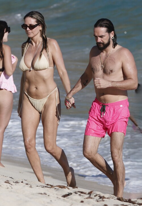 Heidi Klum and Tom Kaulitz seen enjoying the sun in Saint Barthelemy, France on January 4, 2026. Photo by ABACAPRESS.COMPictured: heidi klum,tom kaulitzRef: BLU_S9287635 040126 NON-EXCLUSIVEPicture by: AbacaPress / SplashNews.comSplash News and PicturesUSA: 310-525-5808 UK: 020 8126 1009eamteam@shutterstock.comBahrain Rights, Canada Rights, Thailand Rights, United Kingdom Rights, Qatar Rights, United Arab Emirates Rights, Greece Rights, Singapore Rights, Germany Rights, India Rights, New Zealand Rights, Australia Rights, Saudi Arabia Rights, South Korea Rights, Taiwan Rights, Israel Rights, United States Rights