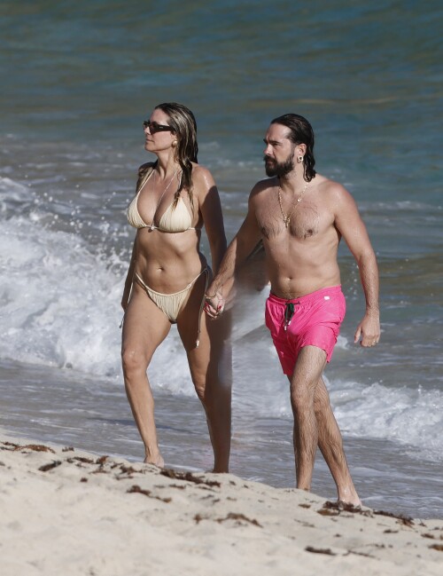 Heidi Klum and Tom Kaulitz seen enjoying the sun in Saint Barthelemy, France on January 4, 2026. Photo by ABACAPRESS.COMPictured: heidi klum,tom kaulitzRef: BLU_S9287635 040126 NON-EXCLUSIVEPicture by: AbacaPress / SplashNews.comSplash News and PicturesUSA: 310-525-5808 UK: 020 8126 1009eamteam@shutterstock.comBahrain Rights, Canada Rights, Thailand Rights, United Kingdom Rights, Qatar Rights, United Arab Emirates Rights, Greece Rights, Singapore Rights, Germany Rights, India Rights, New Zealand Rights, Australia Rights, Saudi Arabia Rights, South Korea Rights, Taiwan Rights, Israel Rights, United States Rights